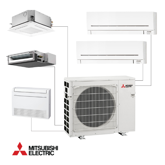 Снимка на Външно тяло на мултисплит система Mitsubishi Electric MXZ-5F102VF