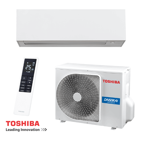 Снимка на Инверторен климатик Toshiba Super Daiseikai 10 WHITE RAS-B18S4KVPG-E / RAS-18S4AVPG-E