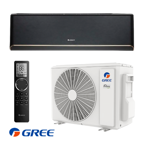 Снимка на Инверторен климатик Gree Airy GWH24AVEXF-K6DNA1A - черен