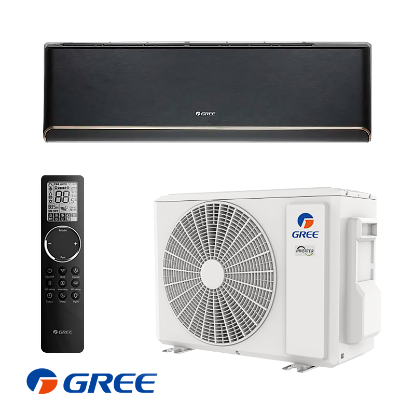 Снимка на Инверторен климатик Gree Airy GWH18AVDXE-K6DNA1A - черен