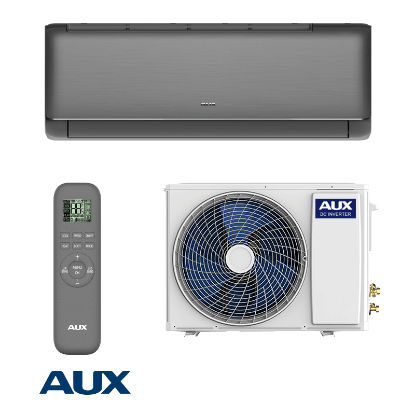 Снимка на Инверторен климатик AUX New-Q ASW-H12C5A4/QFR3DI-C0 - черен