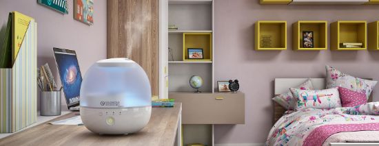 Снимка на Овлажнител Limpia 2 с хромотерапия и студена пара