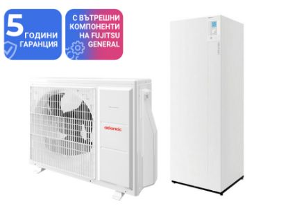 Снимка на Термопомпа Atlantic ALFEA EXTENSA DUO A.I. R32 10 Kw с вграден бойлер 190 литра - отопление, охлаждане и БГВ