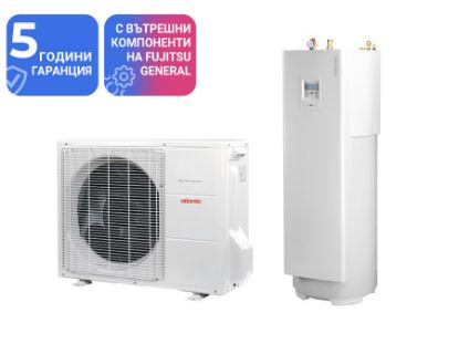 Снимка на Термопомпа Atlantic LORIA DUO 6003, 3 kW с вграден бойлер 190 л - отопление, охлаждане и БГВ