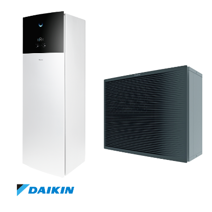 Снимка на Високотемпературна термопомпа с водосъдържател Daikin Altherma ETVX16S23E9W7 + EPRA18DW1